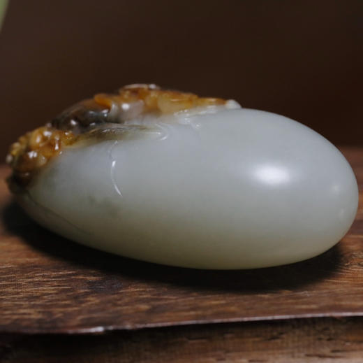 和田玉（白玉）独籽挂件-- 蝶恋花 55.43g 商品图8
