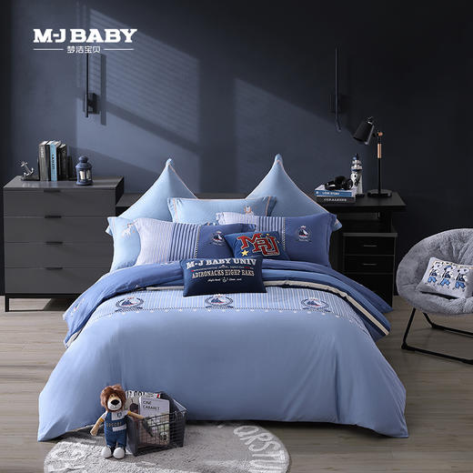 10楼梦洁宝贝 纯棉印花五件套-扬帆150*215cm吊牌价1598元  活动价799元 商品图1