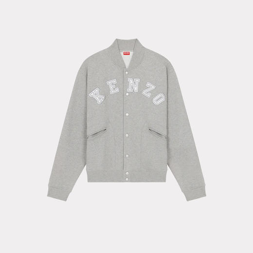 KENZO 高田贤三 男士棉质徽标印花连帽卫衣 灰色 FD65 SW102 4MV 94 商品图0