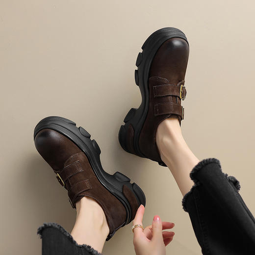 春季新款，厚底圆头真皮单鞋MDY-M3220-2 商品图2