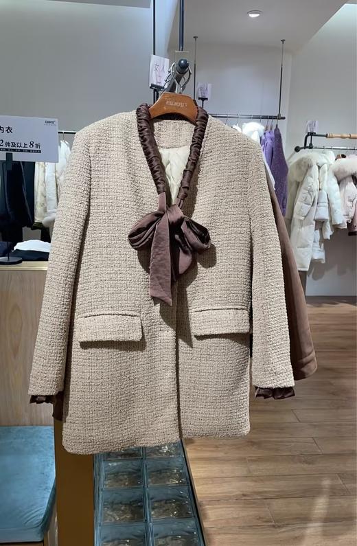 冬季派对复兴-蝴蝶结小香外套 155300817 商品图0