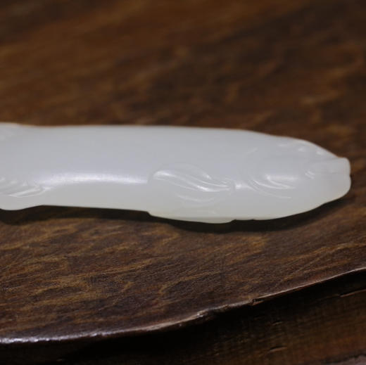 和田玉（羊脂白玉）挂件-- 鱼2.53g 商品图4