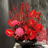 《大展宏图》巨型年宵花红掌牡丹菊插花 商品缩略图1