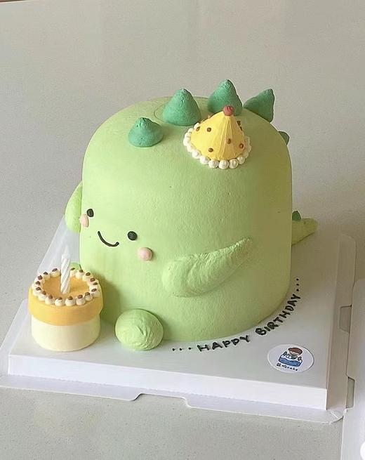 【臻品系列】---加高胚立体【Q版小恐龙】蛋糕 商品图0