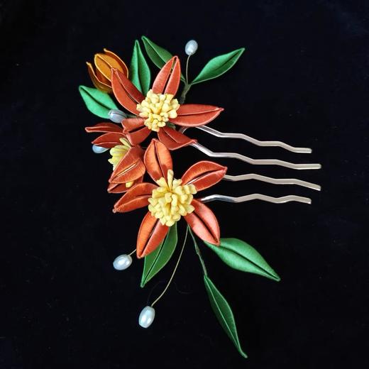 古风多朵缠花发梳（款式随机） 商品图2