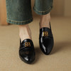 春季新款，真牛皮亮面尖头小皮鞋NX-8080 商品缩略图3