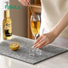 FaSoLa吸水垫厨房洗碗池台面沥水垫可裁剪木浆棉抹布防水置物垫 商品缩略图5
