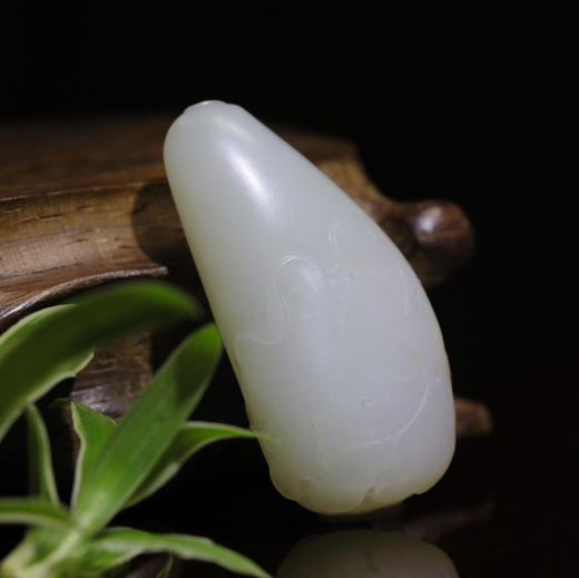 和田玉（白玉）独籽挂件-- 连年有余18.87g 商品图3