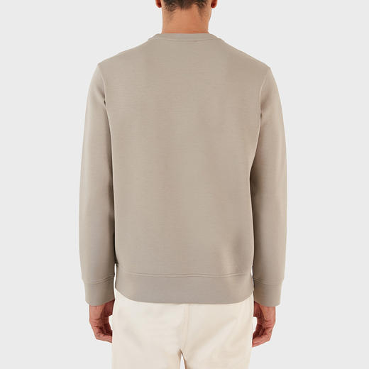 【二】EMPORIO ARMANI 阿玛尼 男士棉质常规版型圆领运动卫衣 灰色 8N1ML7 1JHSZ 0643 商品图1