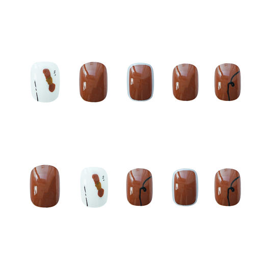 【穿戴轻盈！拆卸方便】假指甲贴穿戴甲成品甲片美甲贴片拆卸指甲美甲贴片，美甲贴片绚烂多彩，几分钟拆卸指甲，方便又时尚。ry 商品图12