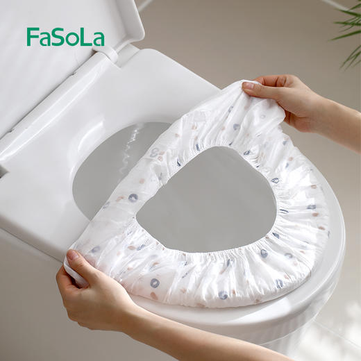 FaSoLa马桶垫一次性酒店旅行用品孕产妇专用马桶坐便垫纸套防水家用圈贴 商品图4