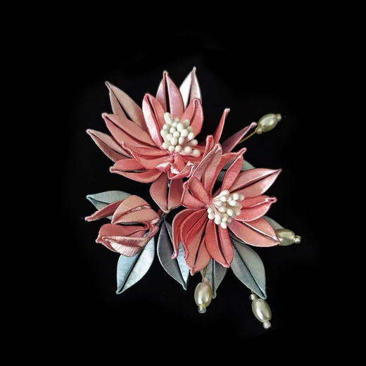 多朵古风缠花发夹（款式随机） 商品图0