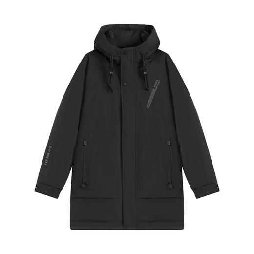 【马国明同款】HXTIDE 冬季长款带帽羽绒服新国标90绒/Y100340019101/02 商品图9