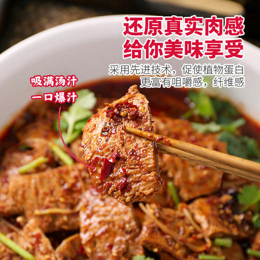 蛋白素肉片500克 大豆蛋白肉片素肉丝 拉丝豆肉干 常温人造肉 蛋白素肉素食 仿荤食品素食斋菜 包邮 商品图5