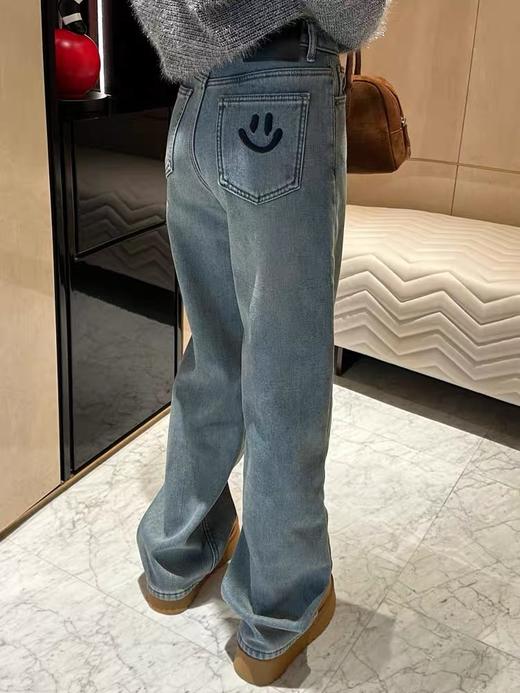 <曾小咸推荐> 笑脸牛仔裤 常规版 日常159.99 秒杀79.99！加绒版 日常169.99  秒杀89.99 ！即将截单!!【最后一点现货，拍完下架】 商品图2