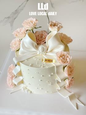 复古胭脂 · 奶油霜蛋糕