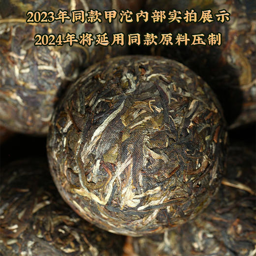 2024春茶-南糯山春茶《甲沱》生茶沱茶100克*5沱 买2提送1沱 商品图3