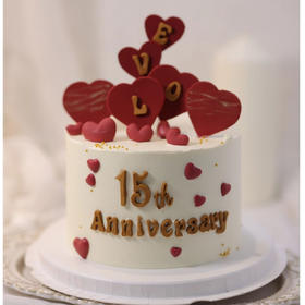 结婚纪念日蛋糕（储值会员专属8.5折}