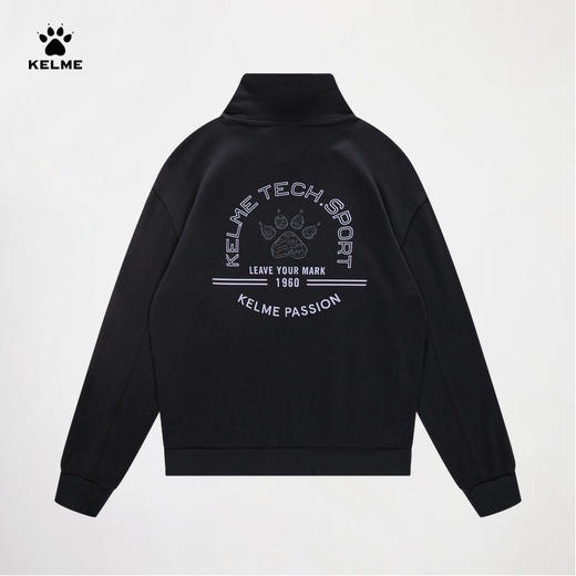 卡尔美春季新款尽享自在系列女士半开襟卫衣 商品图4