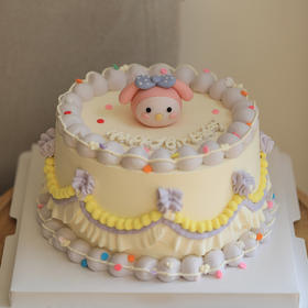 翻糖美乐蒂蛋糕