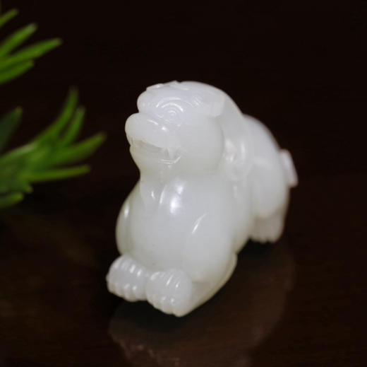 和田玉（白玉）籽料挂件-- 貔貅 24.92g 商品图0