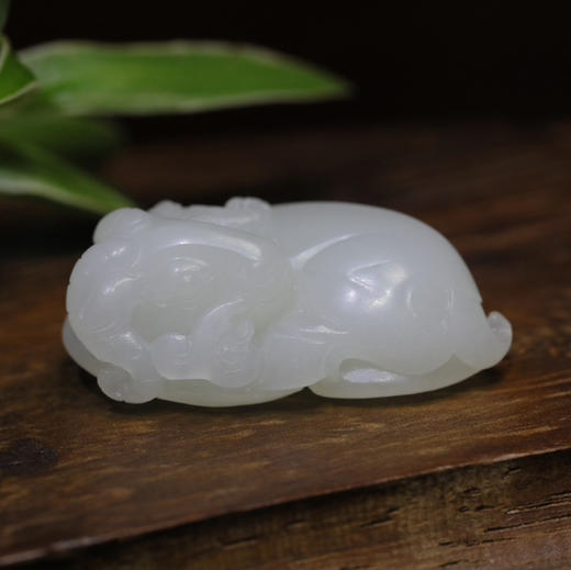 和田玉（白玉）籽料挂件-- 羊如意9.49g 商品图0