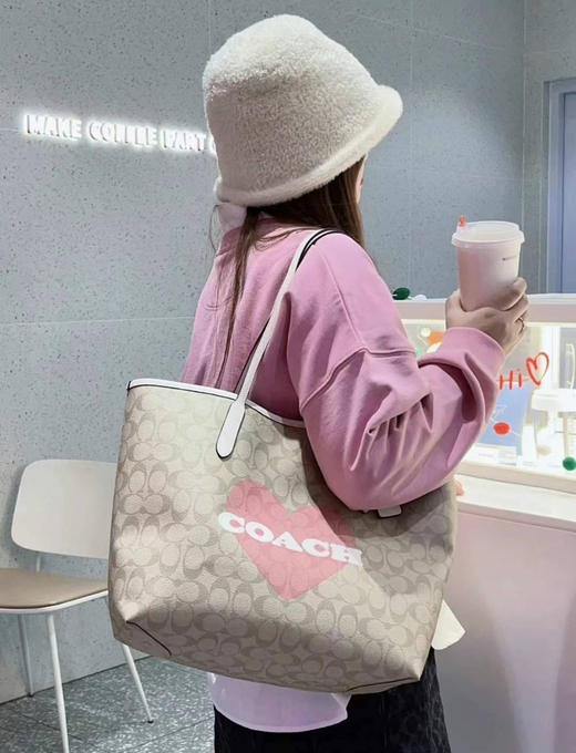 情人节限定🔥🔥Coach新款敞口托特City tote 商品图6