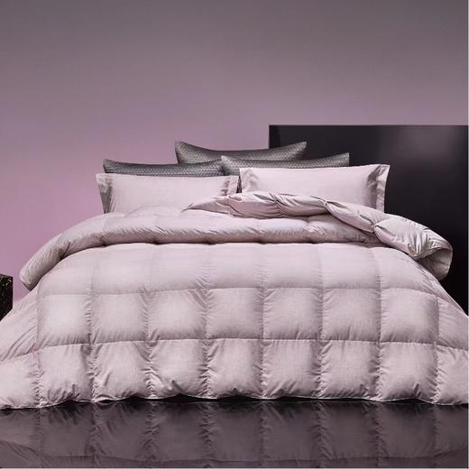 【6F】罗莱 尚 超柔无边鹅绒被-春 鸢尾粉/烟暮灰 商品图0