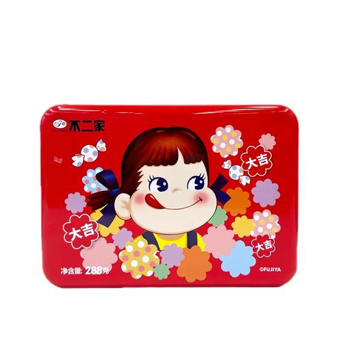 不二家牛乳糖原味礼盒288g/064483 奶味自然纯正圆润糖体小巧玲珑 商品图0