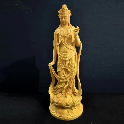 唐朝自在观音°黄杨摆件 商品图0