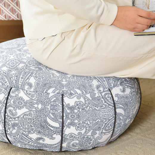 欧式经典纹样系列坐墩客厅飘窗懒人沙发蒲团复古龙粒子坐垫 商品图3