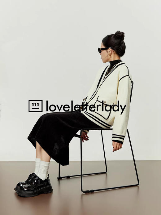 珍珠尼撞色加厚外套 商品图2