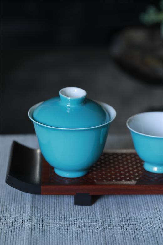 新款盖碗三件套（蓝色） 商品图3