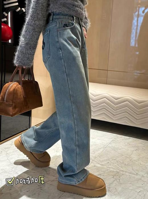 <曾小咸推荐> 笑脸牛仔裤 常规版 日常159.99 秒杀79.99！加绒版 日常169.99  秒杀89.99 ！即将截单!!【最后一点现货，拍完下架】 商品图1