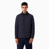 EMPORIO ARMANI 阿玛尼 男士经典领人字纹绗缝尼龙可折叠羽绒服 蓝色 6R1B85 1NFGZ 09B3 商品缩略图1