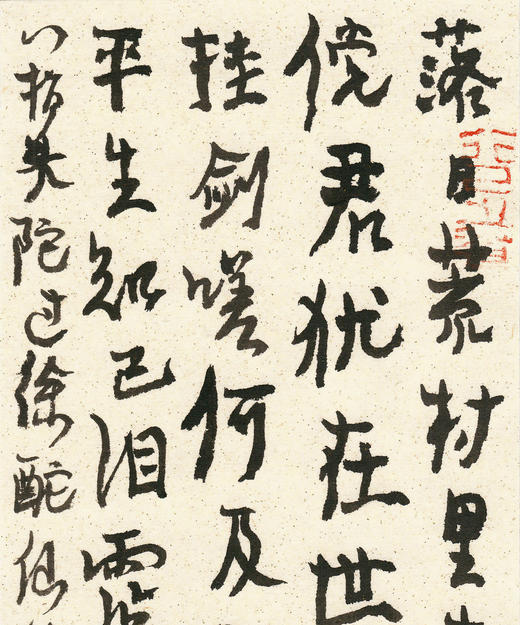 曾翔草书《八指头陀过徐酡仙墓诗》 商品图3