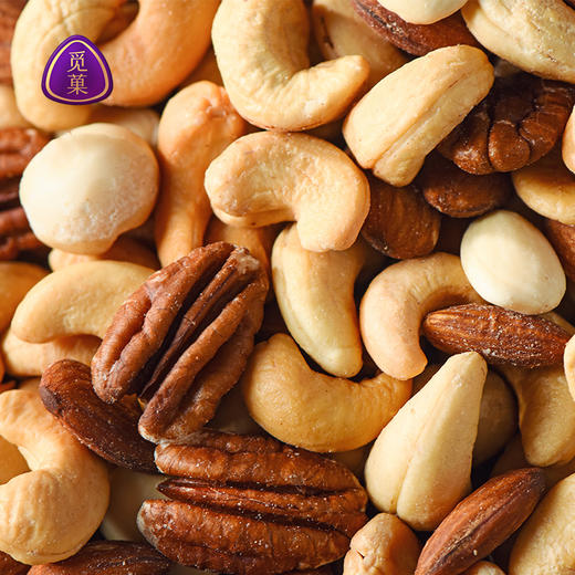 觅菓大坚果品质原味混合坚果孕期学生健身每日坚果罐装纯果仁干果 商品图3