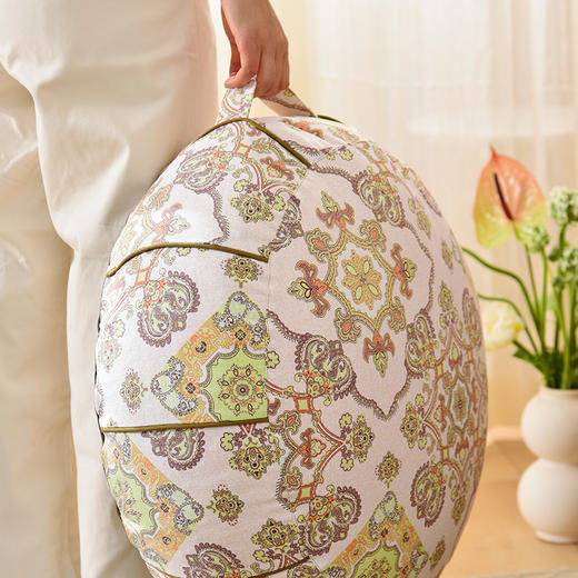 欧式经典纹样系列坐墩客厅飘窗懒人沙发蒲团复古龙粒子坐垫 商品图1