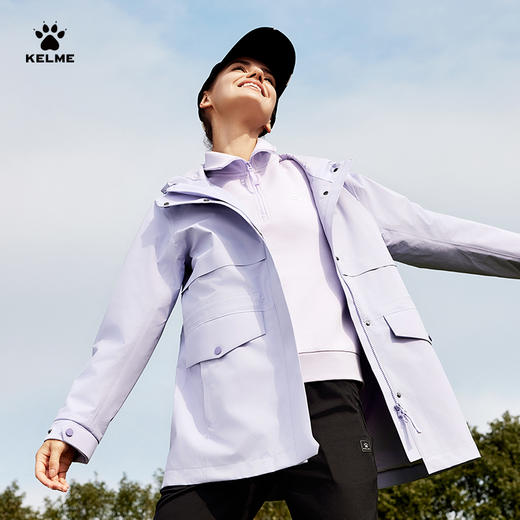 卡尔美春季新款尽享自在系列女士风衣外套 商品图0