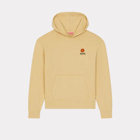 KENZO 高田贤三 男士“BOKE FLOWER”徽章刺绣棉质长袖连帽卫衣 浅黄色 FD55 SW441 4MF 12