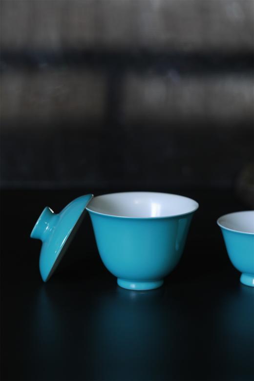 新款盖碗三件套（蓝色） 商品图5