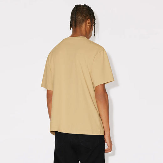 KENZO 高田贤三 男士棉质徽标印花圆领短袖T恤 浅黄色 FD65 TS119 4SG 12 商品图2