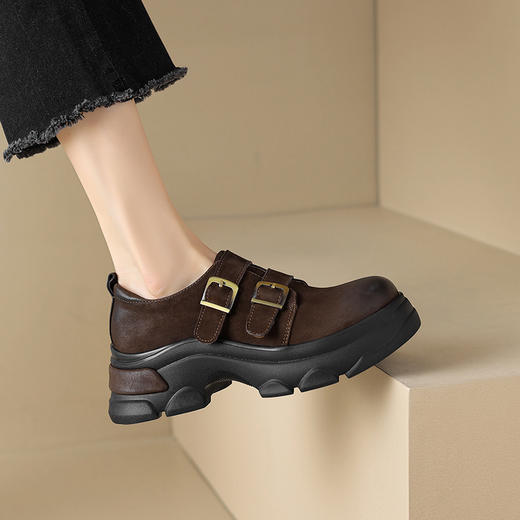 春季新款，厚底圆头真皮单鞋MDY-M3220-2 商品图1