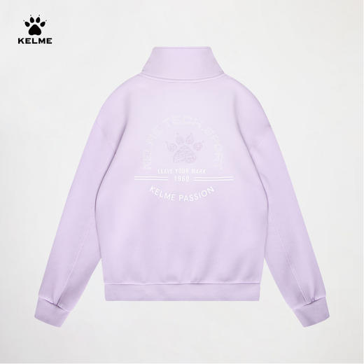 卡尔美春季新款尽享自在系列女士半开襟卫衣 商品图2