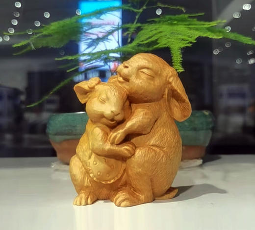 母子情深°黄杨木（小） 商品图1