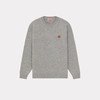 KENZO 高田贤三 男士“BOKE FLOWER”徽章刺绣羊毛针织衫 灰色 FD65 PU419 3LC 94 商品缩略图0