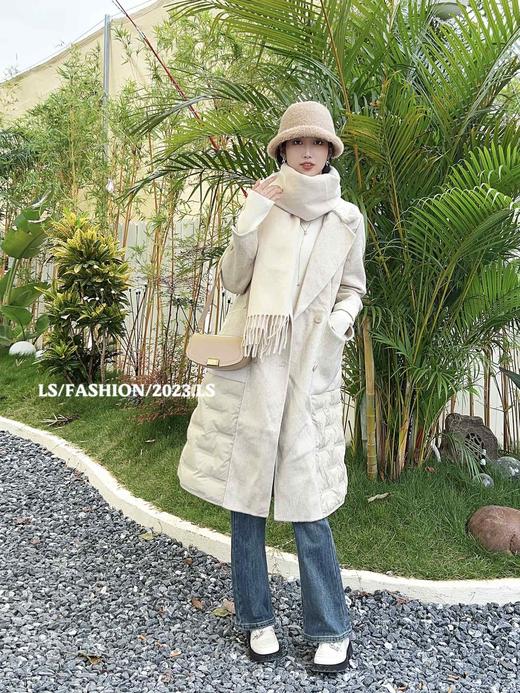 G08528#相拼呢大衣 商品图2