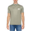 EMPORIO ARMANI 阿玛尼 男士莱赛尔纤维混纺平纹针织短袖 Polo 衫 绿色 8N1FB6 1JUVZ 0606 商品缩略图0
