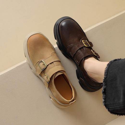 春季新款，厚底圆头真皮单鞋MDY-M3220-2 商品图6