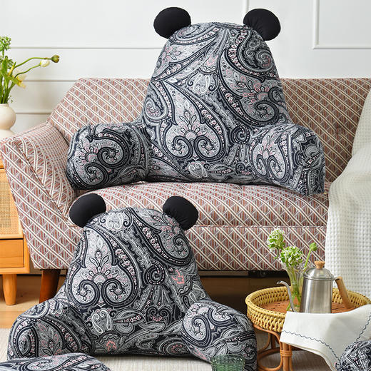 悟空熊猫腰靠床头靠垫软包腰靠沙发飘窗可拆洗 商品图0